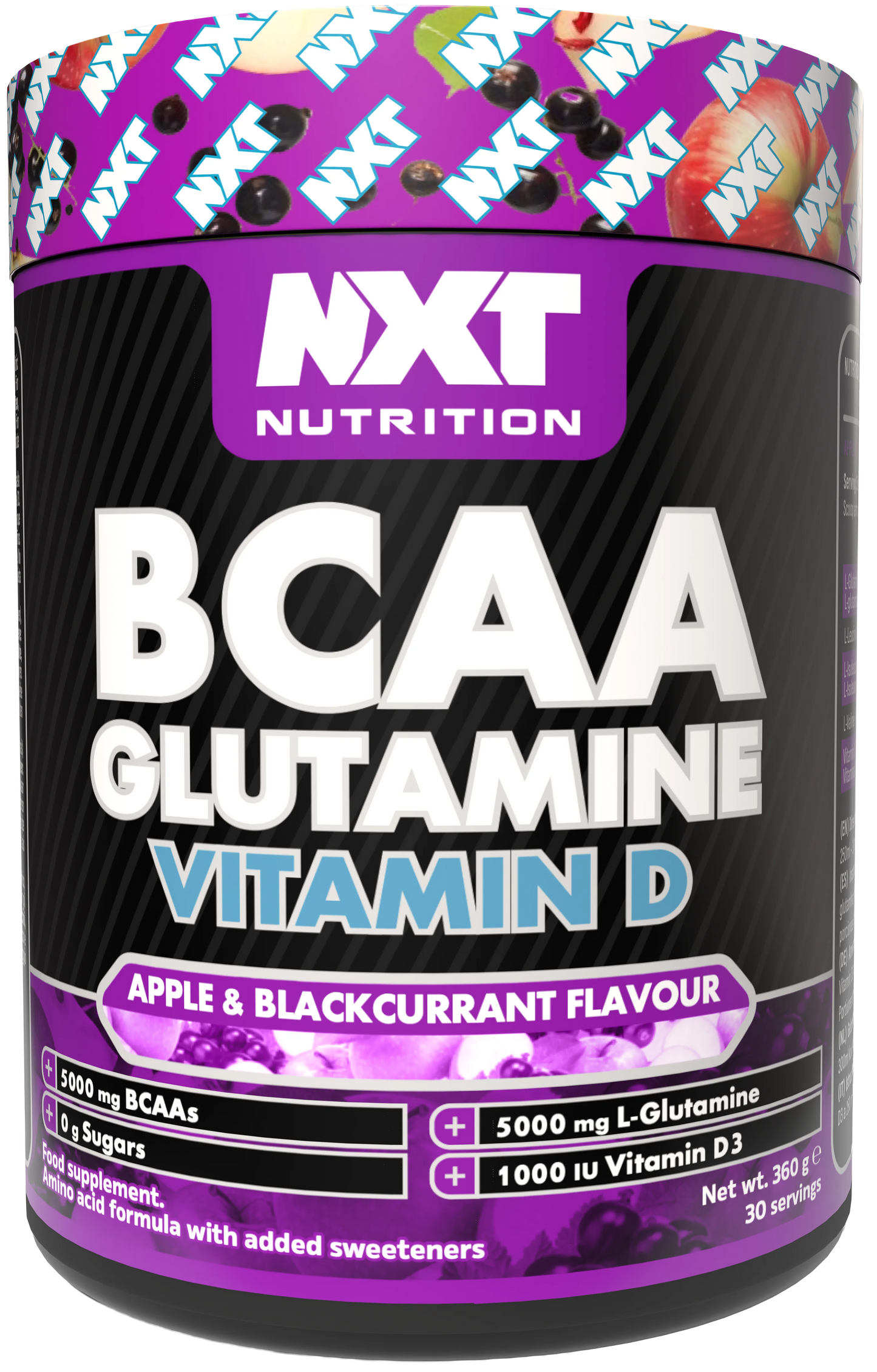 BCAA Glutamine & Vitamin D 360g